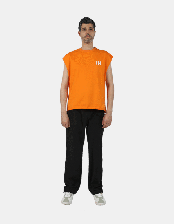 002# IH MENS CUT SHOULDER WASHED TANK TOP